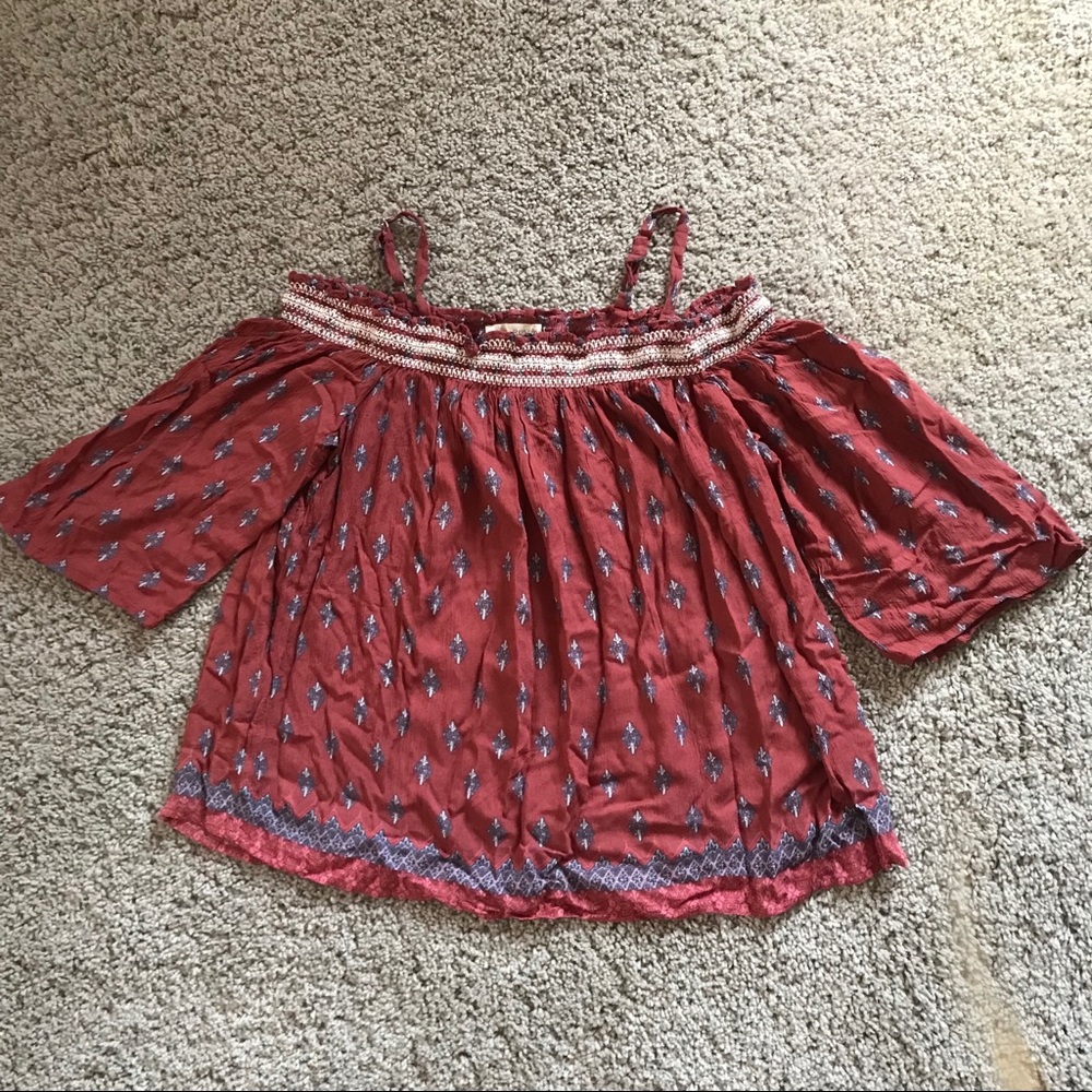 Rewind BOHO Flowy Shirt